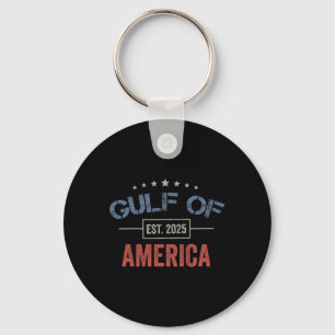 Retro Gulf Of Usa America Est 2025 Gulf Mexico 2  Keychain