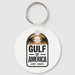Retro Gulf Of Usa America Est 2025 Gulf Mexico Keychain