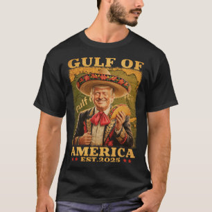 Retro Gulf Of Usa America Mexico Funny Trump Mexic T-Shirt