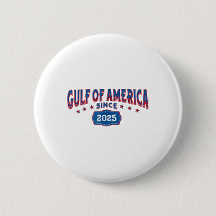 Retro Gulf Of Usa America Since 2025 Us Flag Gulf 2 Inch Round Button