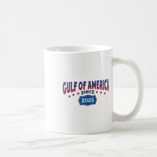 Retro Gulf Of Usa America Since 2025 Us Flag Gulf  Coffee Mug