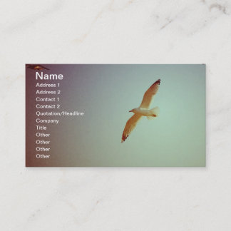 Retro Gull Business Card