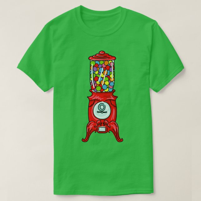 Retro Gumball Machine 3 T-Shirt (Design Front)