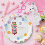 Retro Gumball Machine | Kids Birthday Party  Paper Plate<br><div class="desc">Starting with a fabulous printed invitation, set the tone with a unique design then carry the theme through the entire event. Your event will be picture perfect from beginning to end with special little extras. At the party, consider personalized party favours for an extra special touch. Add your custom wording...</div>