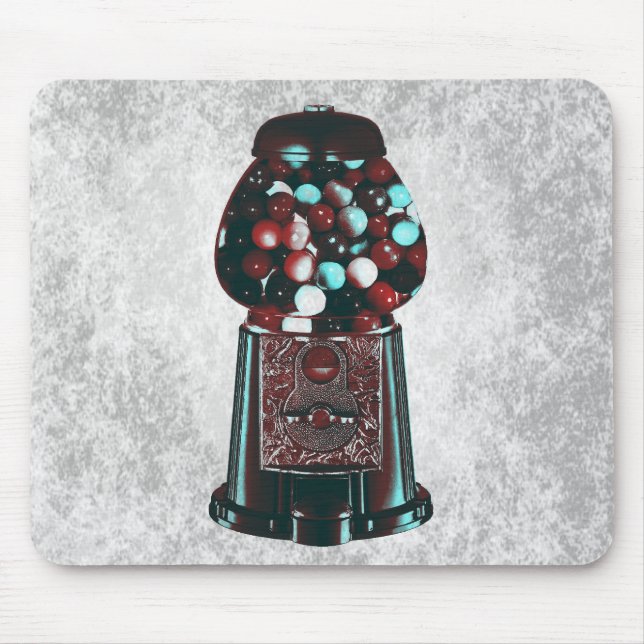 Retro Gumball Machine Mouse Pad (Front)