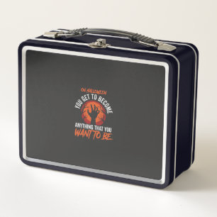 Retro Halloween Anything You Want Design_1 Metal Lunch Box