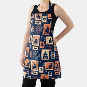 Retro Halloween Artistamps Apron