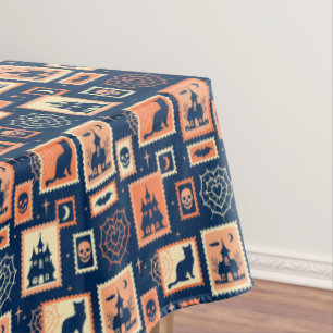 Retro Halloween Artistamps Tablecloth