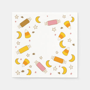 Retro Halloween Candy Classics Party  Napkin