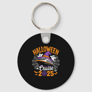 Retro Halloween Cruise 2025 Matching Family Hallow Keychain