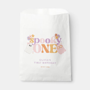 Retro Halloween First Birthday Favour Bag