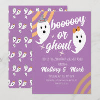 Retro Halloween Gender Reveal Groovy Party