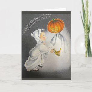 Retro Halloween Greeting Card