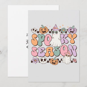 Retro Halloween Invitation