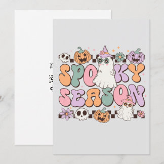 Retro Halloween Invitation