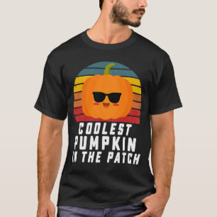 Retro Halloween Kids Girls Boys Coolest Pumpkin In T-Shirt
