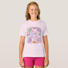 Retro Halloween Kids T-Shirt , Rose Spooky
