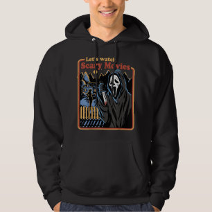 Retro Halloween Let’S Watch Scary Horror Movies Gh Hoodie