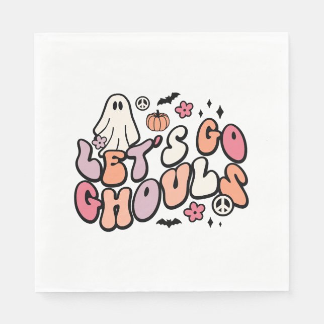 Retro Halloween    Napkin (Front)
