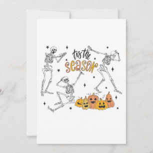 Retro Halloween Shirt, Funny Halloween Skull Invitation