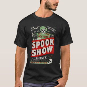 Retro Halloween Skeleton Horror Movie Midnight Spo T-Shirt