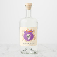 Retro Halloween Spooky potion elixir