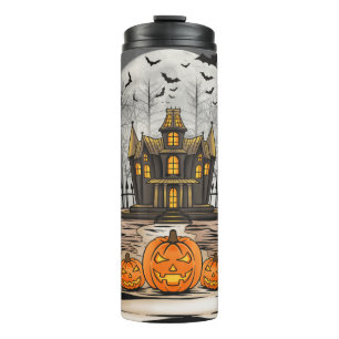 Retro Halloween Thermal Tumbler