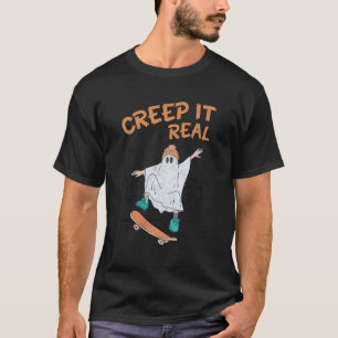 Retro Halloween Trendy Spooky Cute Ghost 1 T-Shirt
