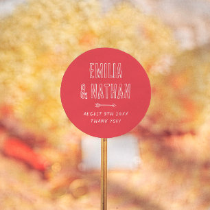 Retro Hand Drawn Cupid Wedding Thank You Favor Classic Round Sticker