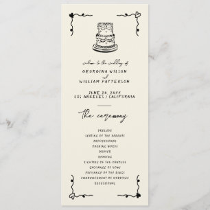 Retro Handwritten Whimsical Flat Program