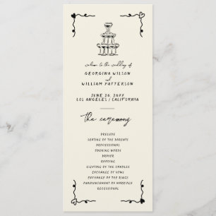 Retro Handwritten Whimsical Flat Program