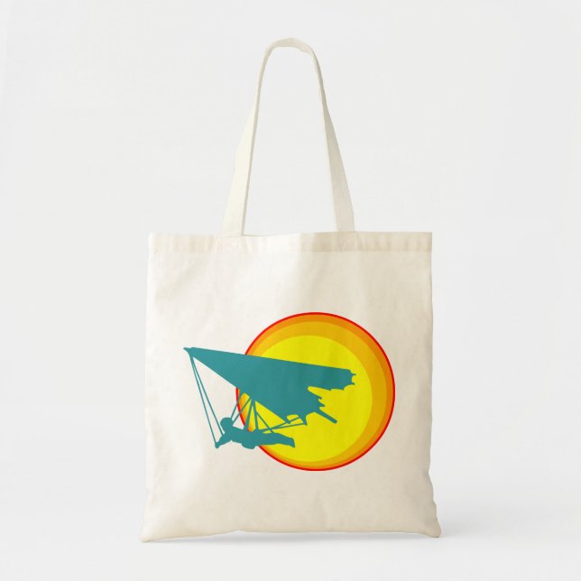 retro hang glider tote bag (Front)