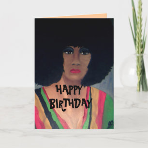 RETRO  HAPPY  BIRTHDAY card