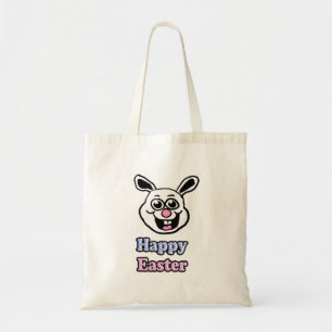 Retro Happy Easter Bunny Tote Bag