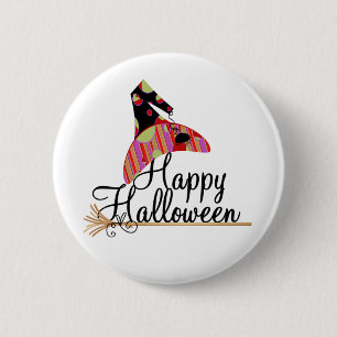 Retro Happy Halloween 2 Inch Round Button
