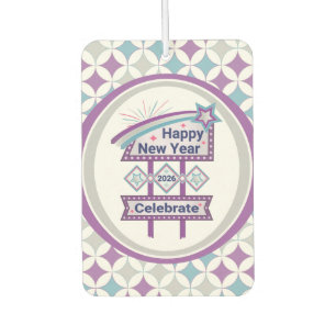 Retro Happy New Year Sign – Celebrate Marquee Air Freshener