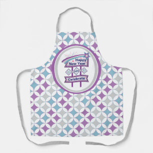 Retro Happy New Year Sign – Celebrate Marquee Apron