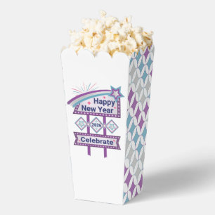 Retro Happy New Year Sign – Celebrate Marquee Favor Box