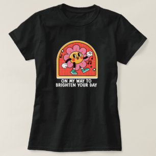 Retro Happy Positive Daisy T-Shirt