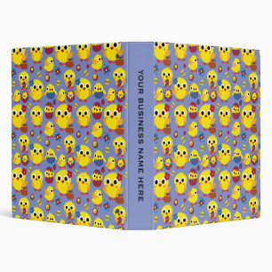 Retro Hatch Easter Eggs Binder