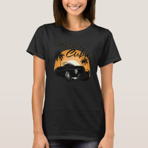 Retro Havana Cuba Vintage Sunset Caribbean Cuban S T-Shirt