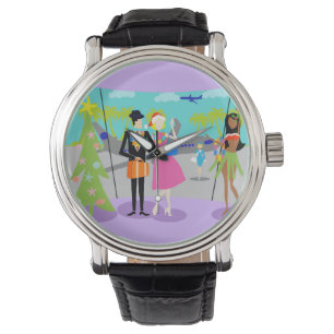 Retro Hawaiian Christmas Watch