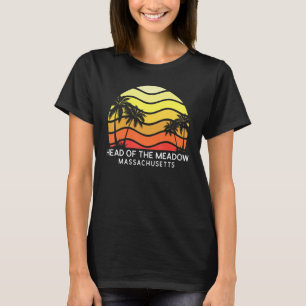 Retro Head Of The Meadow Surf Beach Vintage Palm V T-Shirt