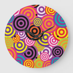 Retro Headache Large Clock