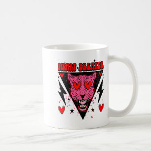 Retro Heart Breaker Valentines Day Tiger Love Coffee Mug