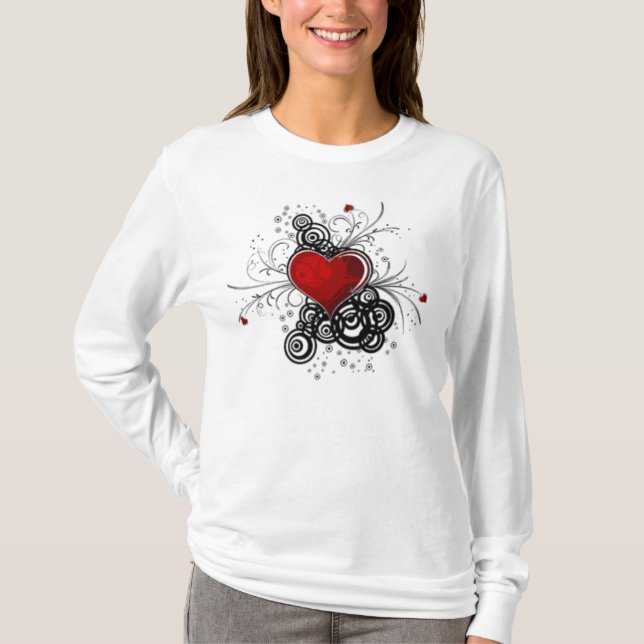 retro heart T-Shirt (Front)