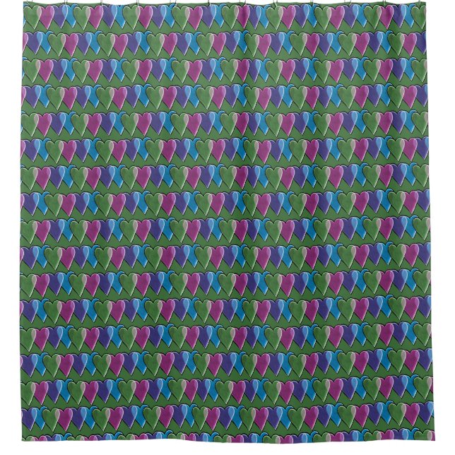 Retro Hearts Valentine's Day Pattern               (Front)