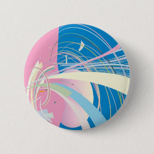 Retro Heaven 2 Inch Round Button