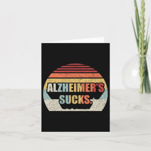 Retro Heimerheimers Dementia Heimerheimer Disease  Card