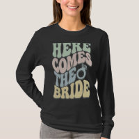 Retro Here Comes The Bride 60's Bridal Wedding Par